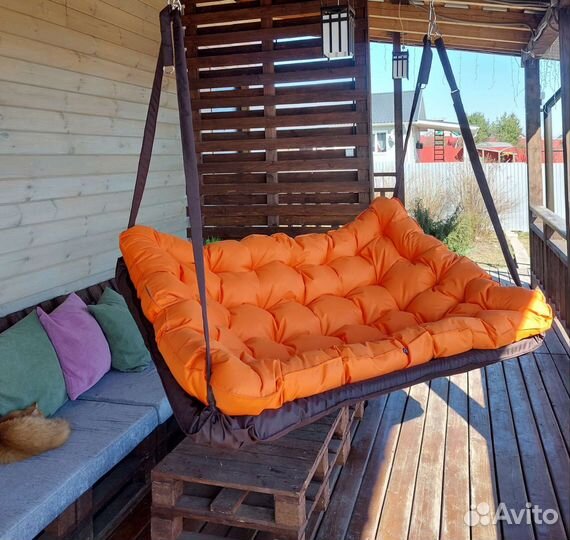 Садовые качели подвесные