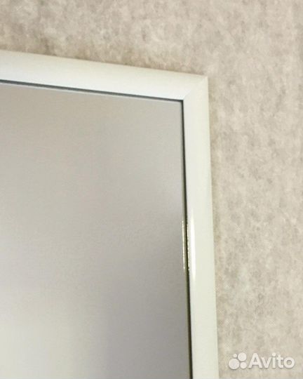 Зеркало 140х45 см. в белом багете