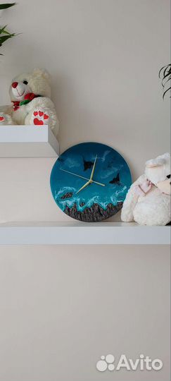 Часы из эпоксидной смолы