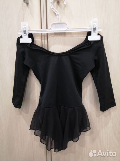 Купальник для танцев чёрный размер 122