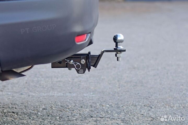 Фаркоп Nissan Qashqai с 14г., съемный квадрат