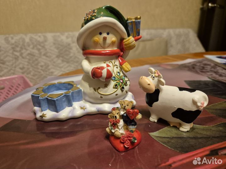 Подсвечник керамика и другие фигурки