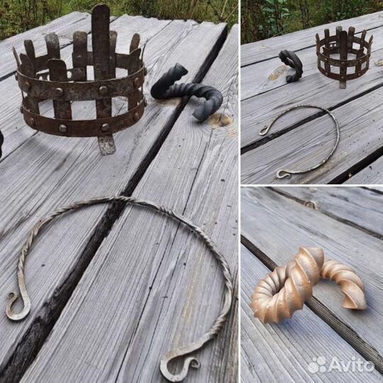 Кованая корона и браслеты