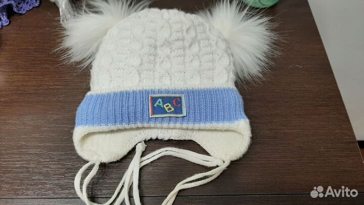 Шапка зимняя на годик