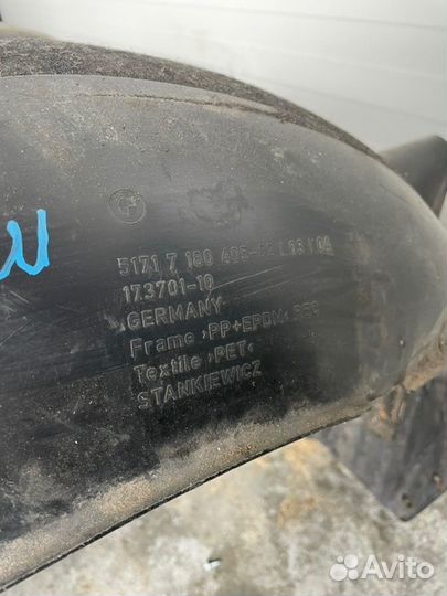 Комплект подкрылков Bmw 5 E60 N47D20A 2009