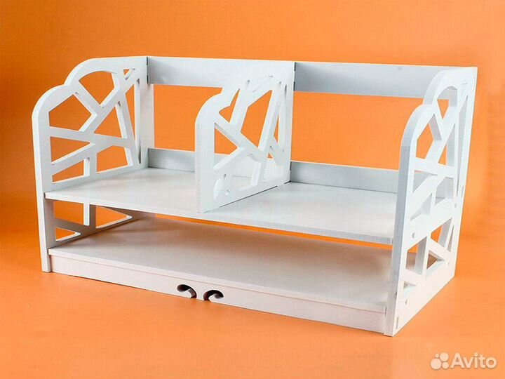 Настольная полка для книг и мелочей