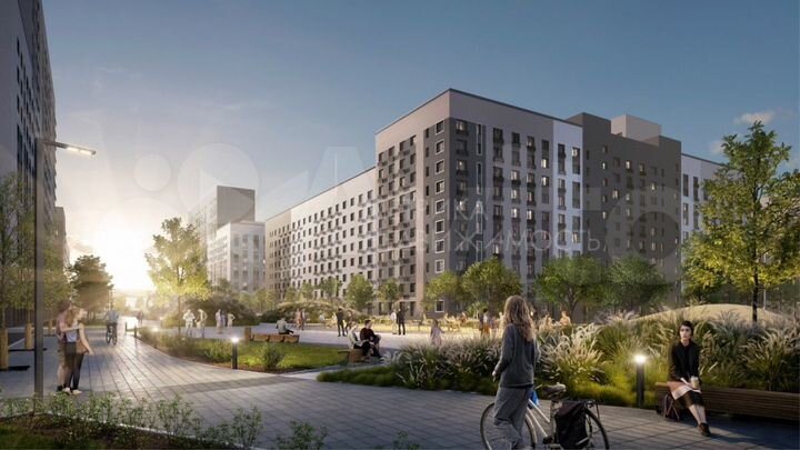 2-к. квартира, 57,9 м², 5/16 эт.