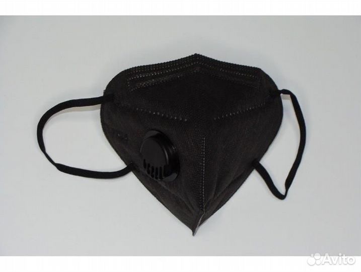 Маска 6-ти слойная с клапаном 1 шт (респиратор)