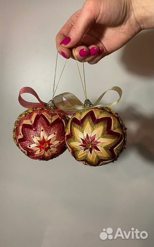 Новогодние игрушки ручной работы