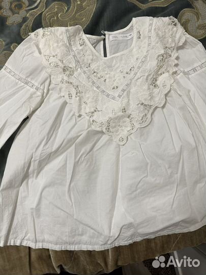 Блузка zara для девочки 152