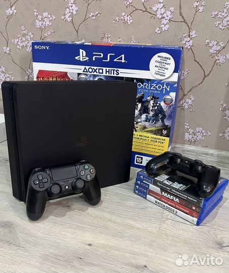 Sony PlayStation 4 Slim Как Новая