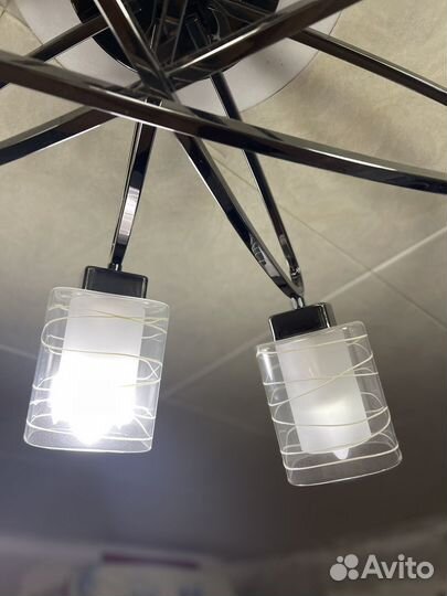 Люстра потолочная бу
