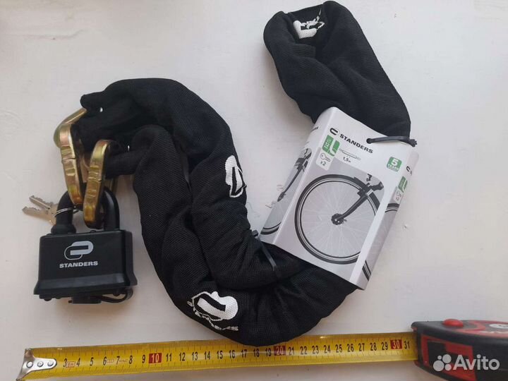 Цепь противоугонная для велосипеда, мотоцикла