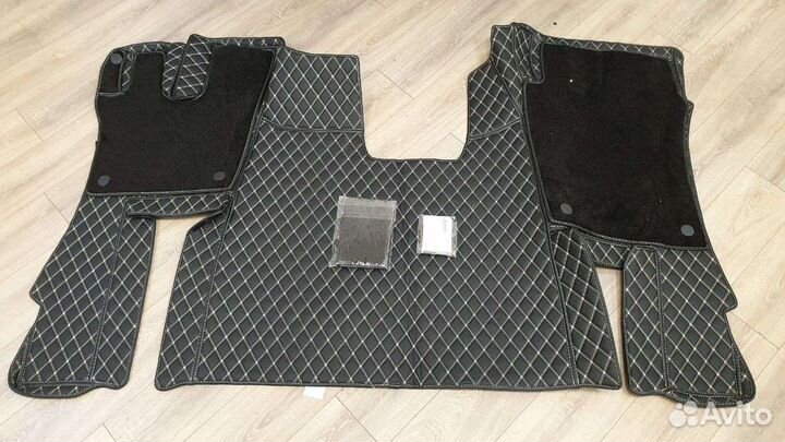 3d коврики из экокожи Scania S 2021