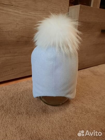 Шапка зимняя для девочки 48-50
