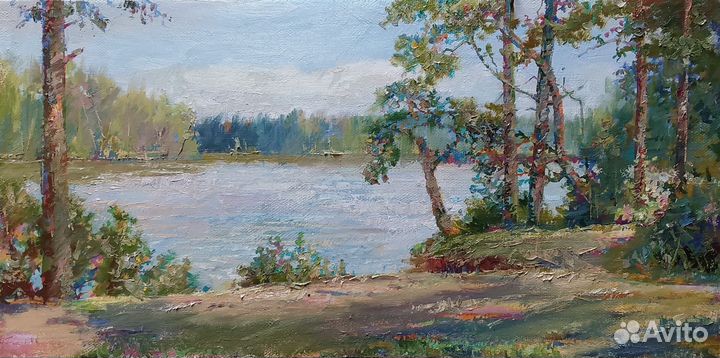 Картина маслом живопись пейзаж