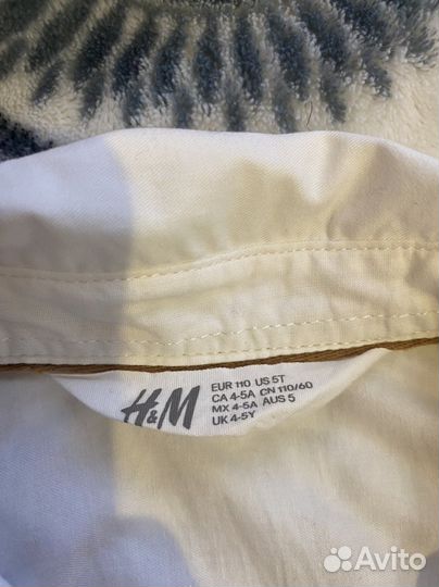 Рубашка белая детская