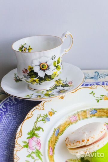 Винтажная фарфоровая кофейная пара Royal Standard