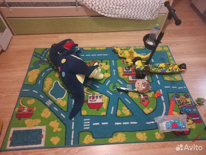 Ковер детский с дорогами