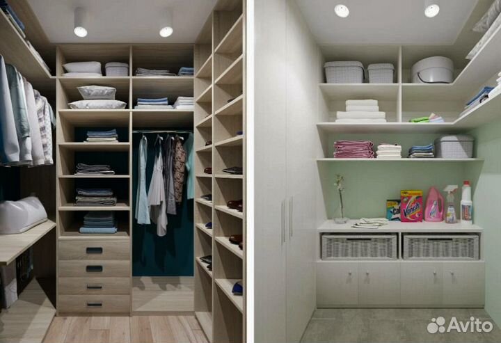 Гардеробная по вашим размерам на заказ