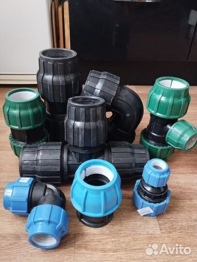 Муфта/отвод/тройник/переходник компрессионный пнд