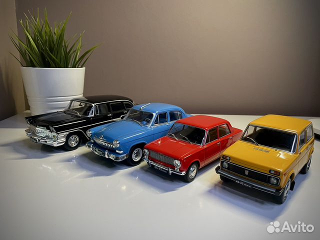 Модели машин СССР 1:24 купить в Санкт-Петербурге | Хобби и отдых | Авито