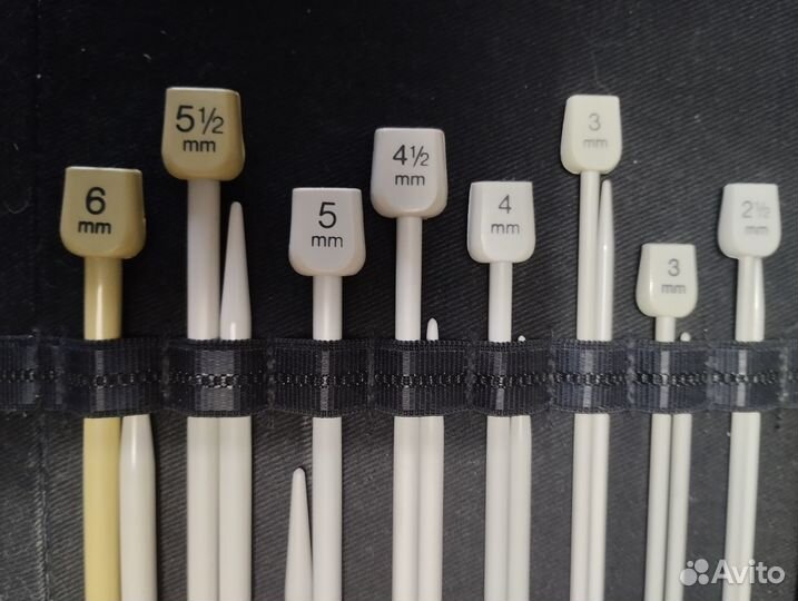 Набор спиц для вязания в чехле на молнии