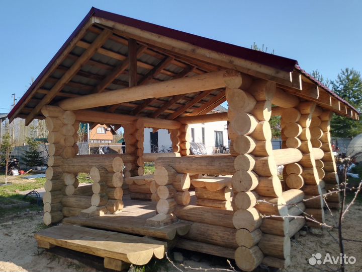 Сборка срубов