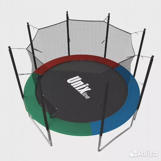 Батут unix line Simple 10 ft Color (inside)