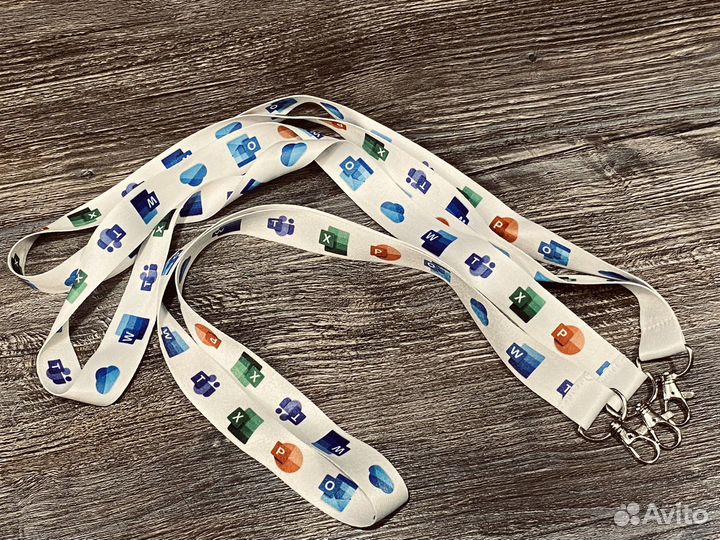 Лента для бейджа, пропуска, карточки, ланъярд