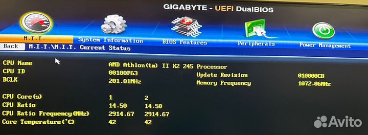 Плата Gigabyte GA-970A-DS3P +X2-245