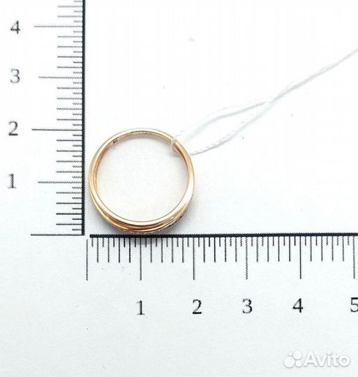 Золотое кольцо с бриллиантом 17р