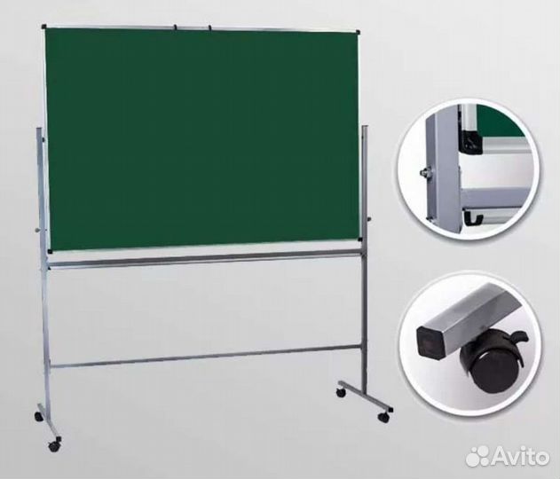 Магнитно маркерная/меловая доска 120*80