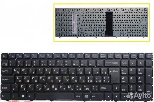 Клавиатуры для ноутбуков DNS dexp MSI новые