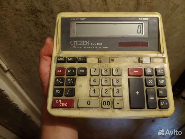 Калькулятор citizeh SDC-898