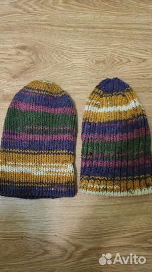 Шапка вязаная 2 шт