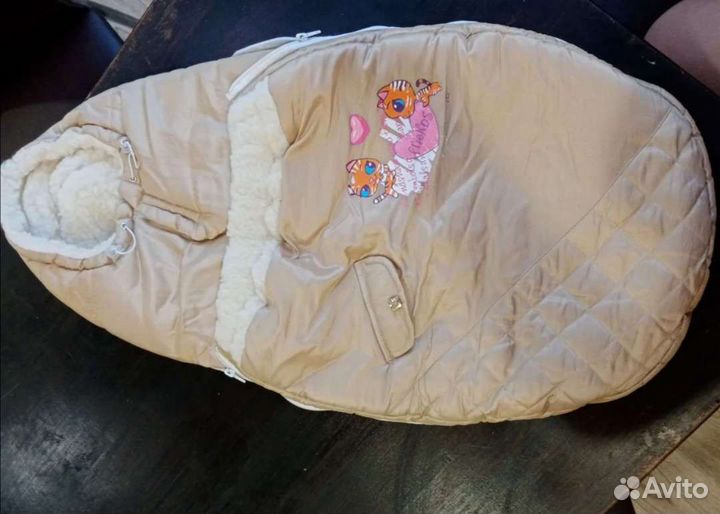 Конверт зимний на выписку