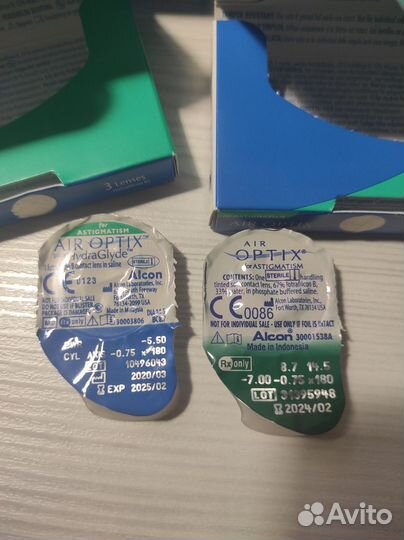 Контактные мягкие линзы AIR optix