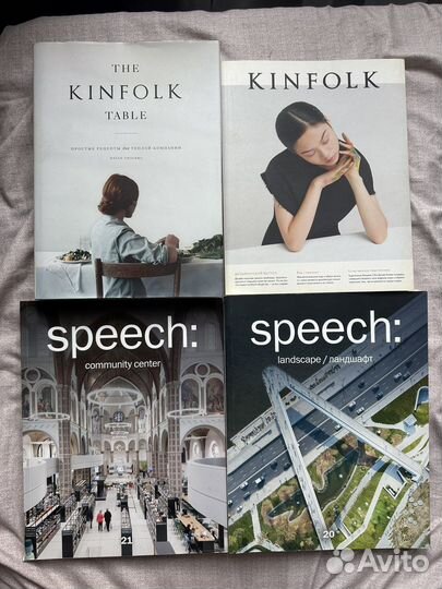 Журналы kinfolk, speech и книга kinfolk table
