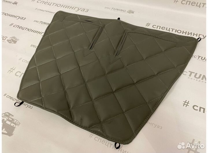 Утеплитель радиатора на Газель Бизнес черный ромб