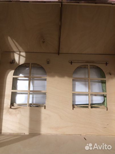 Дом кукольный с мебелью, для барби 115*83*30