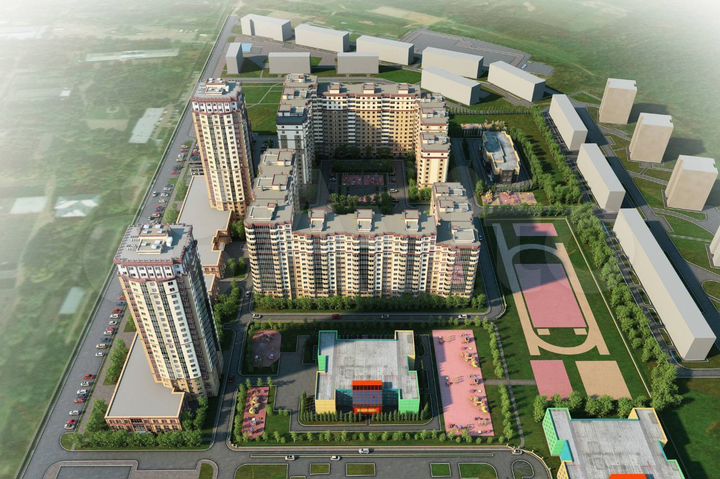 2-к. квартира, 82,3 м², 1/18 эт.