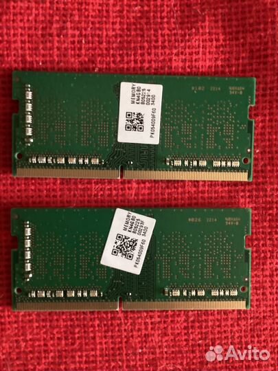 Память для ноутбука DDR4 8GB (4x2) 3200Mhz