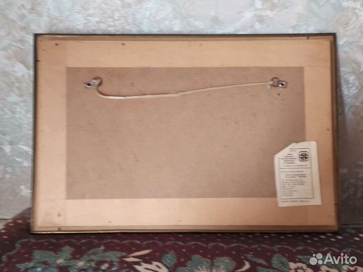 Картина-пано. Корзина с цветами