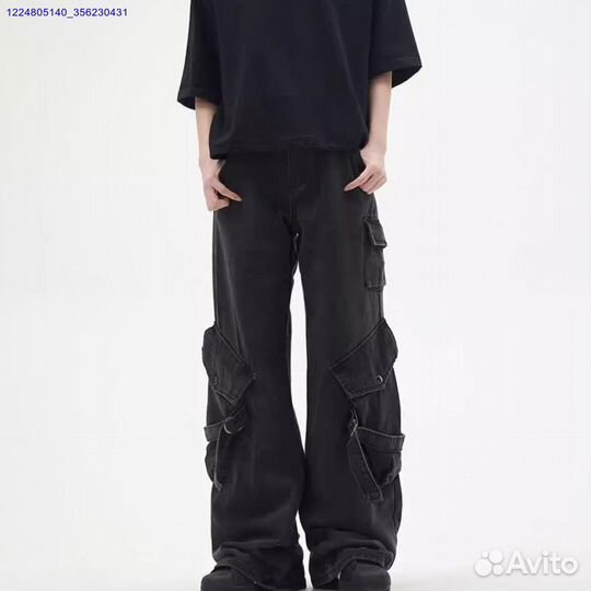 Джинсы карго Balenciaga many pockets (Арт.31587)