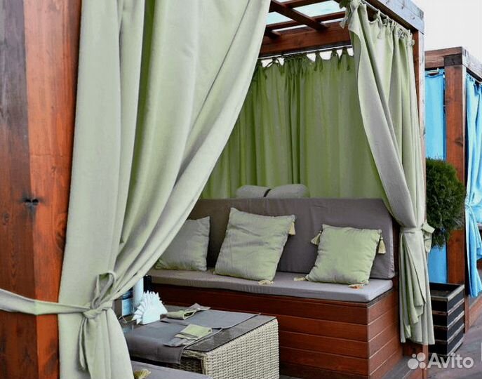 Уличные шторы для беседки веранды гаража