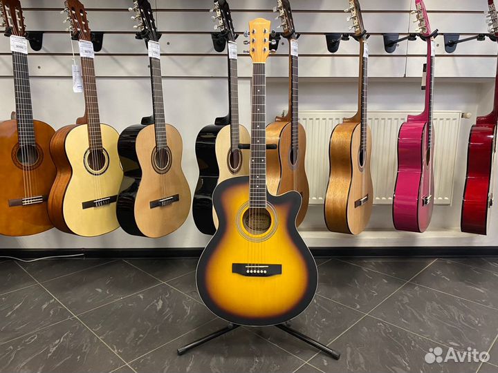 Elitaro E4020 SB акустическая гитара санберст