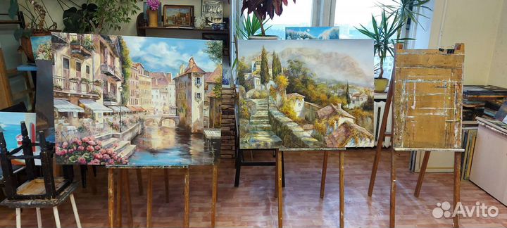 Большая Картина маслом 