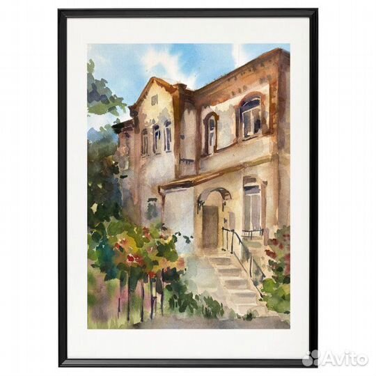 Картина акварелью / этюд акварелью