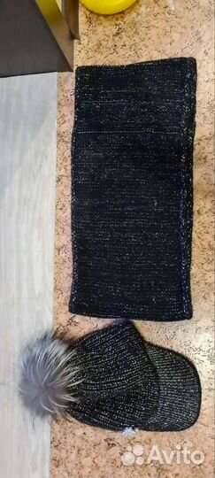 Комплект шапка и снуд